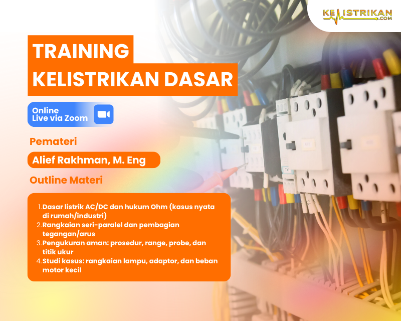 Training Online Kelistrikan Dasar & Pengukuran (Pemula)